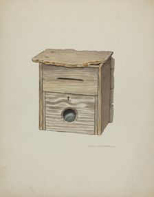 Mail Box, c. 1937. Creator: Marjorie Lee