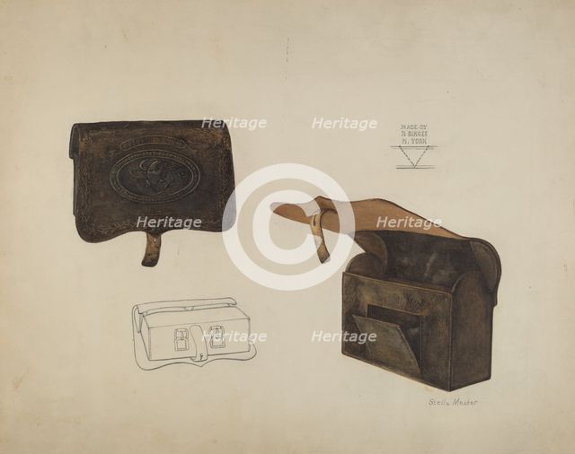 Mail Pouch, c. 1942. Creator: Stella Mosher.