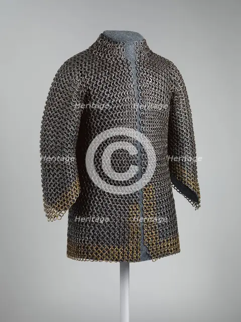 Mail Shirt with Inscribed Rings, possibly Iranian, 15th-16th century. Creator: Unknown.