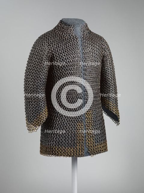 Mail Shirt with Inscribed Rings, possibly Iranian, 15th-16th century. Creator: Unknown.