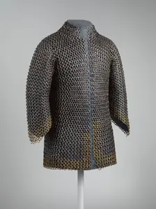 Mail Shirt with Inscribed Rings, possibly Iranian, 15th-16th century. Creator: Unknown