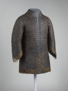 Mail Shirt with Inscribed Rings, possibly Iranian, 15th-16th century. Creator: Unknown