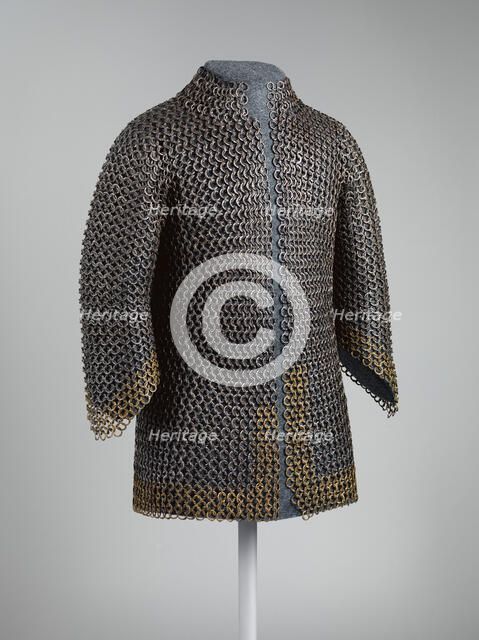 Mail Shirt with Inscribed Rings, possibly Iranian, 15th-16th century. Creator: Unknown.