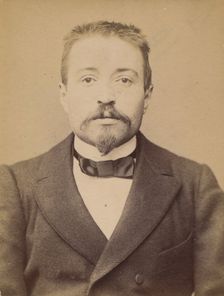 Maillard. Louis. 30 ans, né à Rennes (Ille & Vilaine). Employé de commerce. Anarchiste. 27..., 1894. Creator: Alphonse Bertillon