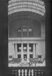 Main waiting room, Chicago Union Station, Illinois, 1926