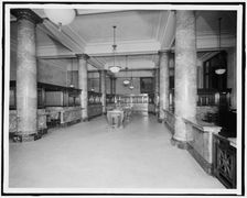 Main banking room, Second National Bank, Boston, Mass., between 1905 and 1915. Creator: Unknown