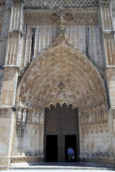 Main door, Monastery of Batalha, Batalha, Portugal, 2009. Artist: Samuel Magal