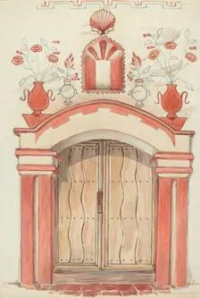 Main Doorway and Arch, 1935/1942. Creator: Robert W.R. Taylor