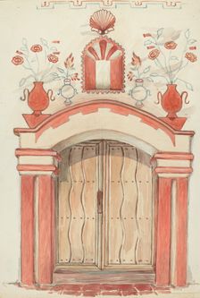 Main Doorway and Arch, 1935/1942. Creator: Robert W.R. Taylor