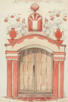 Main Doorway and Arch, 1935/1942. Creator: Robert W.R. Taylor