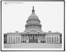 Main entrance, the Capitol, Washington, D.C., between 1900 and 1906. Creator: Unknown