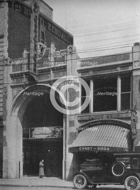 Main entrance, the St George Theatre, Framingham, Massachusetts, 1925. Artist: Unknown.