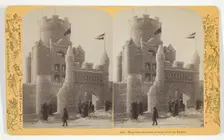 Main entrance and central tower of Palace, 1886/88. Creator: Henry Hamilton Bennett
