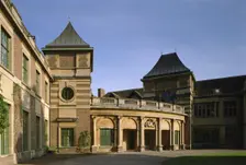 Main entrance, Eltham Palace, London, 1999. Artist: J Bailey