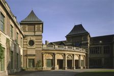 Main entrance, Eltham Palace, London, 1999. Artist: J Bailey