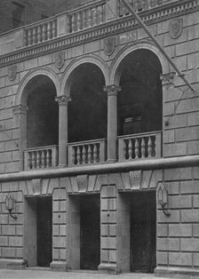 Main entrance of the Fraternity Clubs Building, New York City, 1924