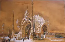 Main Entrance (Porte Monumentale). Exposition Universelle de 1900, 1898. Creator: Binet, René (1866-1911)