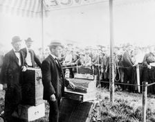 Main entrance, Ringling Bros. circus, between 1895 and 1910. Creator: Unknown