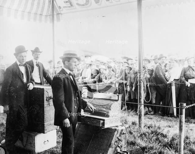 Main entrance, Ringling Bros. circus, between 1895 and 1910. Creator: Unknown.