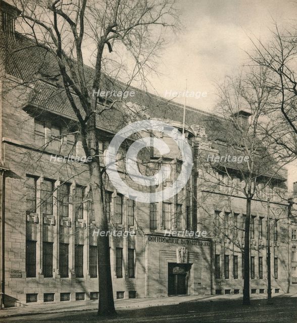 'Main Facade, Bank of Rotterdam, The Hague', 1920. Artist: Unknown.