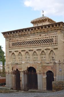 Main facade, facing west, Cristo de la Luz Shrine, Toledo, Castille-La Mancha, Spain, 2022. Creator: LTL