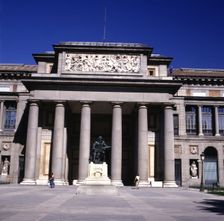 Main façade of the Prado Museum, designed by Juan de Villanueva