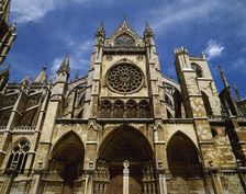 Main façade, Santa Maria de Leon Cathedral, Castile and Leon, Spain, (2024). Creator: LTL