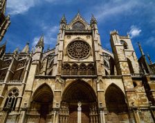 Main façade, Santa Maria de Leon Cathedral, Castile and Leon, Spain, (2024). Creator: LTL