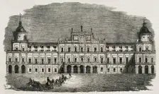 Main facade, The Royal Palace, Aranjuez, Spain, 1853. Creator: Antonio Carnicero