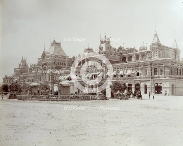 Main fair building, the All-Russia Exhibition, Nizhny Novgorod, Russia, 1896.  Artist: Maxim Dmitriev