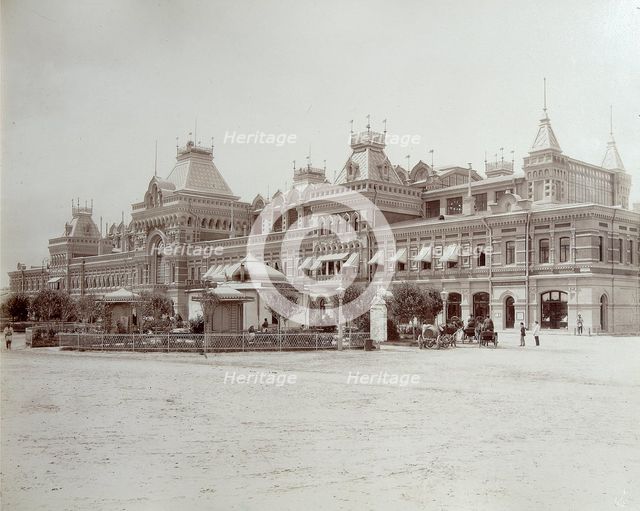 Main fair building, the All-Russia Exhibition, Nizhny Novgorod, Russia, 1896.  Artist: Maxim Dmitriev