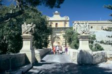 Main gate, Mdina, Malta. Erected in 1724 by Grand Master De Vilhena
