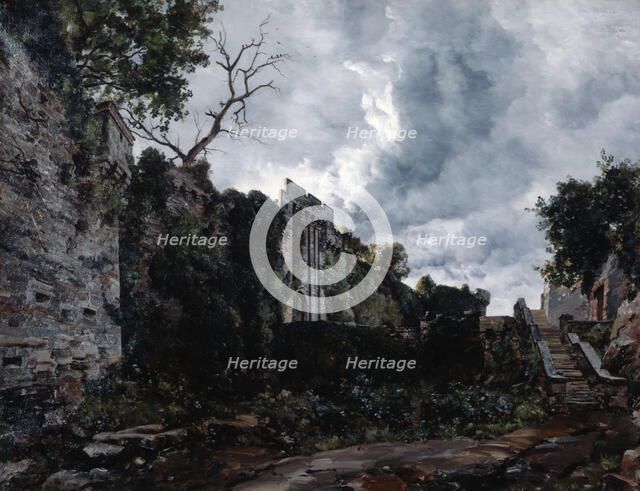 'Main Gate of Chateau de Clisson', 1884. Artist: Emmanuel Lansyer