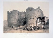 Main Gate of the City, Bab el-Azab, Cairo 19th century. Artist: Monthelier & Bayot