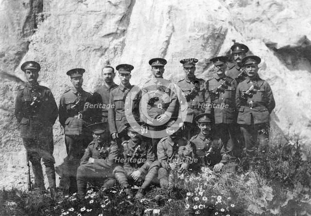 Main guard, Royal naval depot, Fleet House and Archcliffe Fort, Dover, c1916. Artist: Unknown