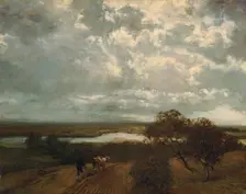 Main landscape, 1875. Creator: Hans Thoma