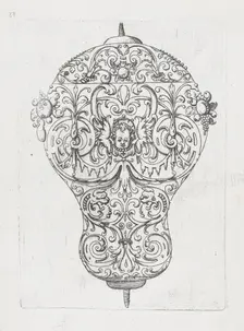 Main Part of a Cup, from Fysirungen Zum Verzeichnen Für Die Goldtschmidt, Nuremberg, 1599. Creator: Johann Sibmacher