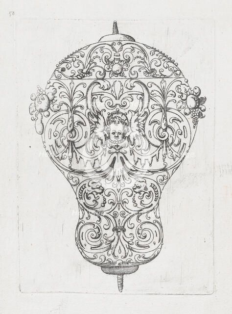 Main Part of a Cup, from Fysirungen Zum Verzeichnen Für Die Goldtschmidt, Nuremberg, 1599. Creator: Johann Sibmacher.