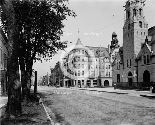 Main St., Racine, Wis., c1899. Creator: Unknown.
