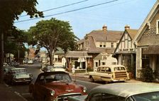 Main Street, Chatham, Cape Cod, Massachusetts, USA, 1959