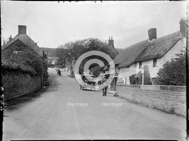 Main Street, Chideock, West Dorset, Dorset, 1925. Creator: Katherine Jean Macfee.