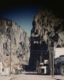 Main Street, Creede, Colorado, 1942. Creator: Andreas Feininger