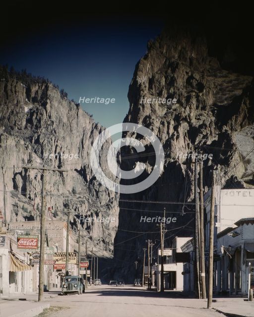 Main Street, Creede, Colorado, 1942. Creator: Andreas Feininger.
