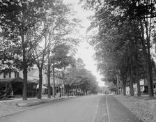 Main Street and the Hotel Worden, Lake George, N.Y., c.between 1910 and 1920. Creator: Unknown