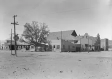 Main street and town center, Escalante, Utah, 1936. Creator: Dorothea Lange