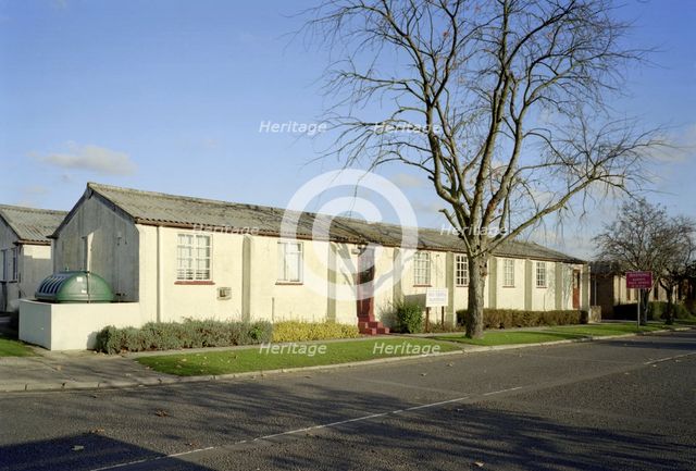 Main Street Barracks at Greenham Common Airbase near Newbury, Berkshire, 1999. Artist: M Hesketh Roberts