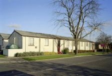 Main Street Barracks at Greenham Common Airbase near Newbury, Berkshire, 1999. Artist: M Hesketh Roberts