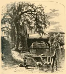 Main-Street Bridge, Hartford 1874. Creator: John J. Harley