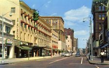 Main Street, Bridgeport, Connecticut, USA, 1959