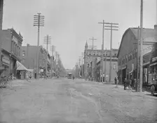 Main Street, Butte City, Montana c1897. Creator: Unknown